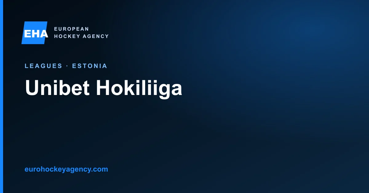 Unibet Hokiliiga 2026/27: Estonia's top league, club status and import rules.