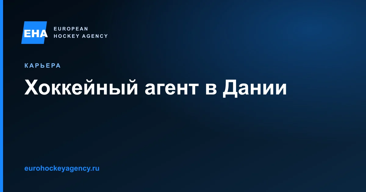 Как агент оценивает соответствие игрока рынку Дании, готовит профиль и работает с клубами Metal Ligaen и 1. Division.
