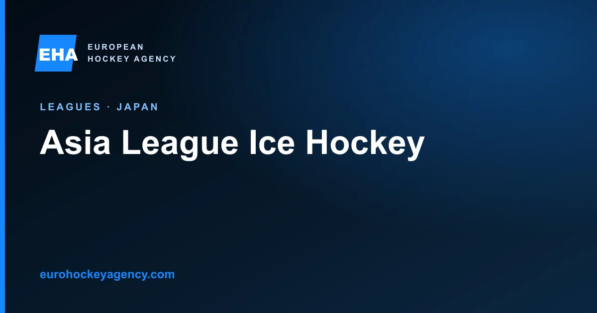 Asia League Ice Hockey 2026/27: Japan's professional route and club field.