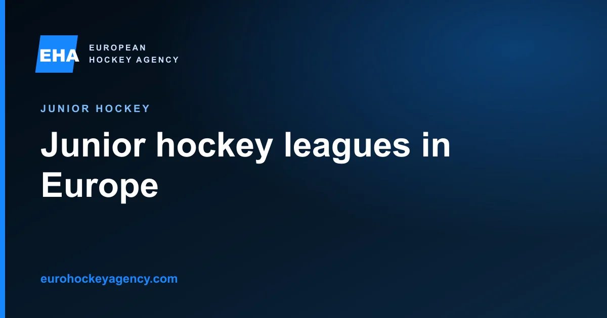 Compare junior hockey routes by country and age category.
