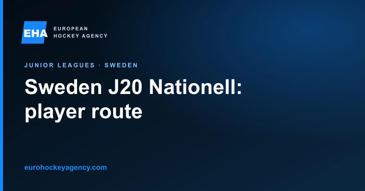Swedish J20 route, education, housing and minor-player checks.
