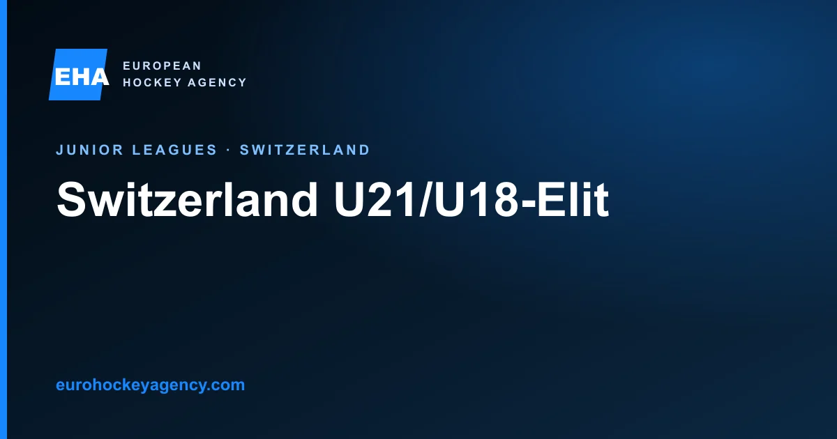 Switzerland junior hockey: U21-Elit and U18-Elit route and transfer rules.