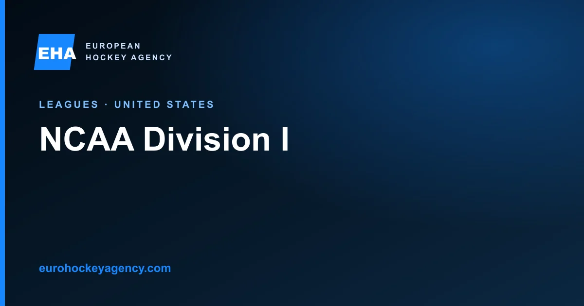 NCAA Division I hockey: no formal import cap and Eligibility Center certification.